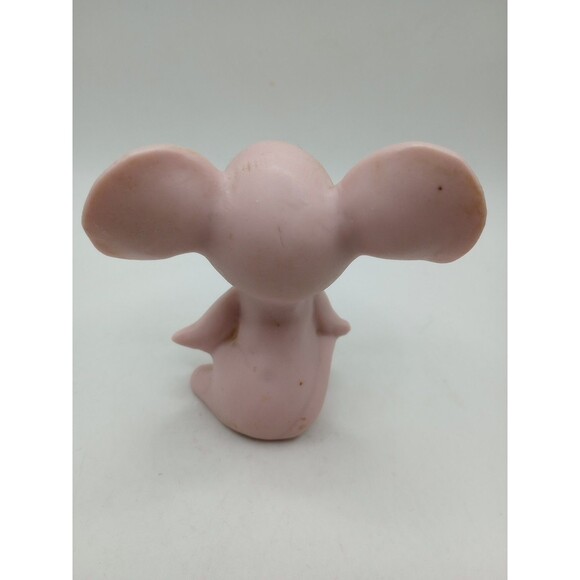 Vintage Brinns Pink Mouse Figurine Japan Pittsburg Pennsylvania Porcelain Bisque - Picture 2 of 8